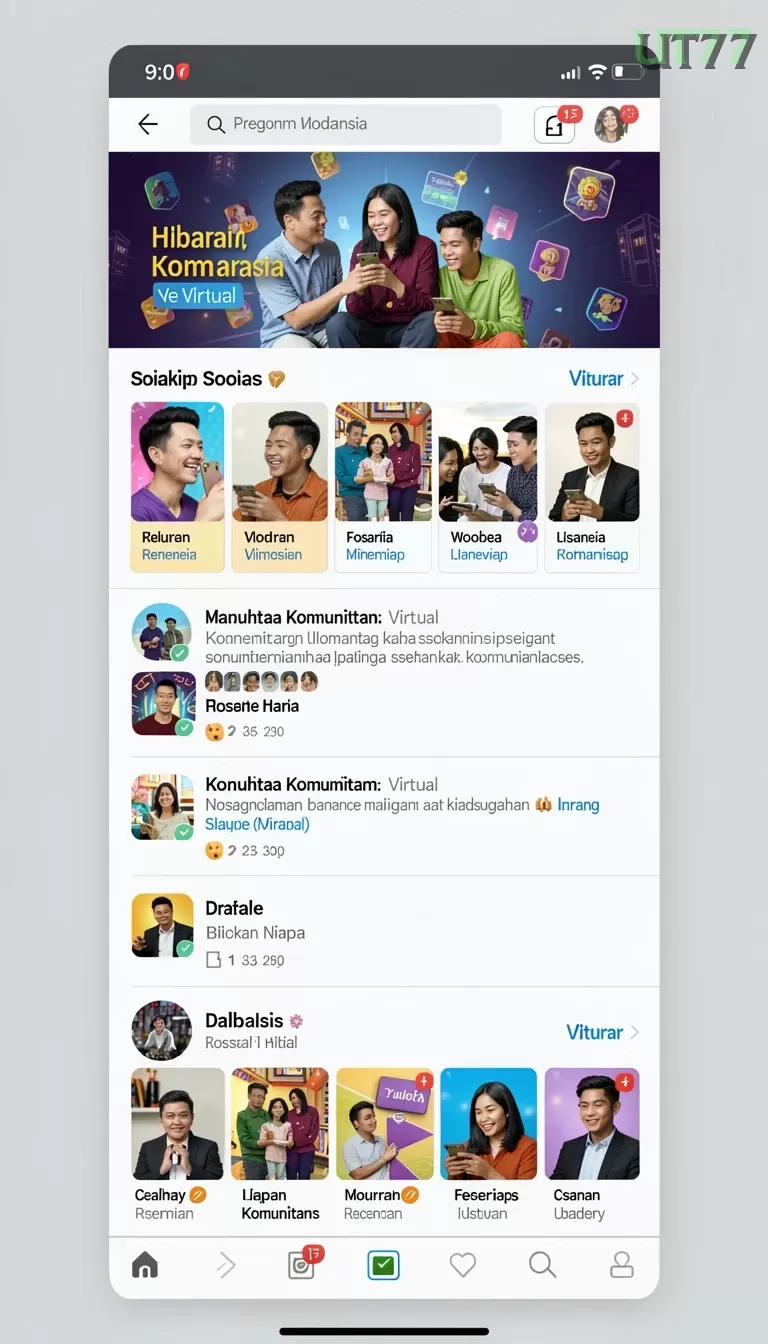 Pratinjau antarmuka ut77 — aplikasi APK resmi Android v2.5.6