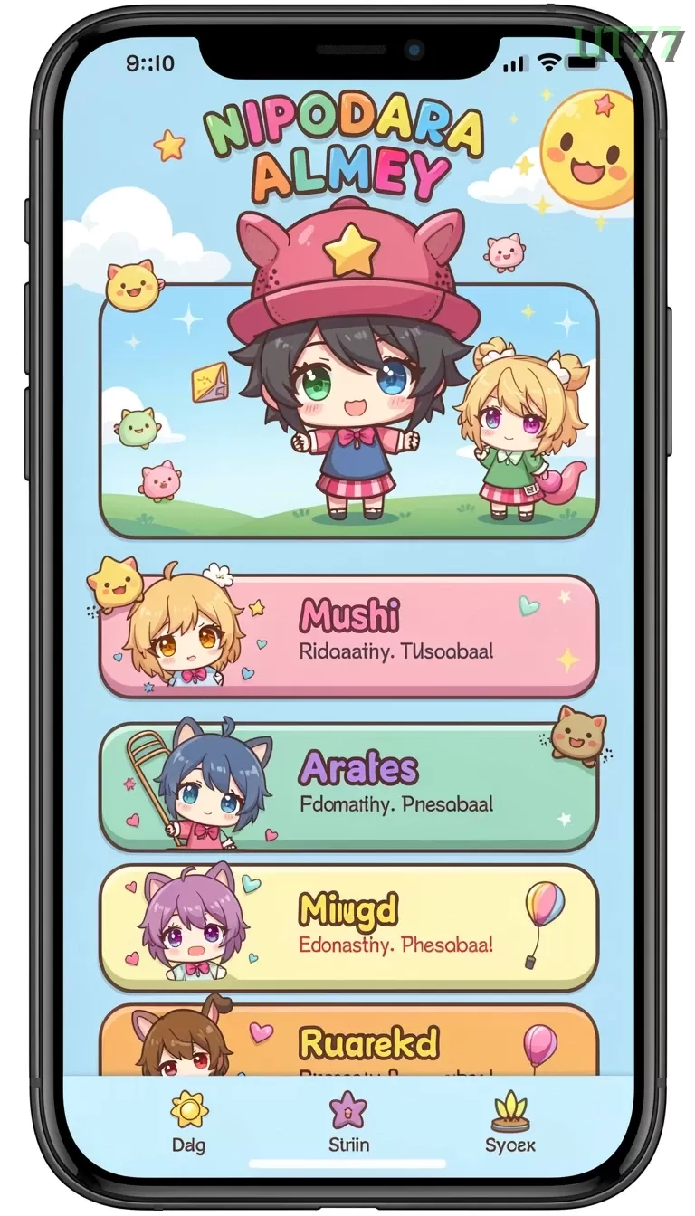 Galeri pratinjau visual ut77 build APK resmi terbaru